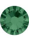 Emerald 30SS Round Flatback NoHotfix Platinum Foiling 2058