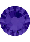 Purple Velvet 20SS Round Flatback NoHotfix Platinum Foiling 2058