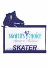 Business Card Holder for a Skater Blue