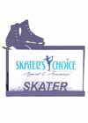 Business Card Holder for a Skater Purple