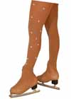 332 Over The Boot Tights W AB Crystals Medium Tan