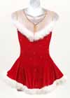 Consignment Iskatewear Red Velvet Santa White Fur Stone Adult XS