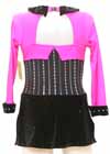Consignment Custom HotPink Black Skirt Tux Swarovski Child 5-6