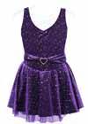 Consignment Purple Twinkle Velvet Iridescent Dots SL Child 12