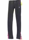 Consignment Black Fleece Pants Multi Color Rhinestones Adult XL