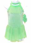 Consignment Jerrys Velvet 71 Lime Radiance Chiffon Skirt Adult M