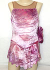 Consignment Sharene Pink Velvet Skating Dress Child 6x-7