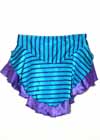 Consignment G Fashions Skirt Turquoise Purple Lycra Child XXS