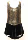 Consignment Flying Camel Gold Scale Print Lycra Top Adult