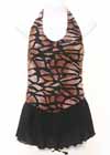 Consignment Flying Camel Black Lycra Halter W Animal Print Adult