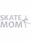 Decal Window Vinyl "Skate Mom" Layback Skater Blue