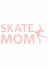 Decal Window Vinyl "Skate Mom" Layback Skater Orange