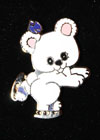 Pin Teddy Bear Skater