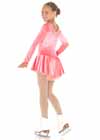 Mondor Candy Pink LS Glitter Velvet Dress Child 12-14
