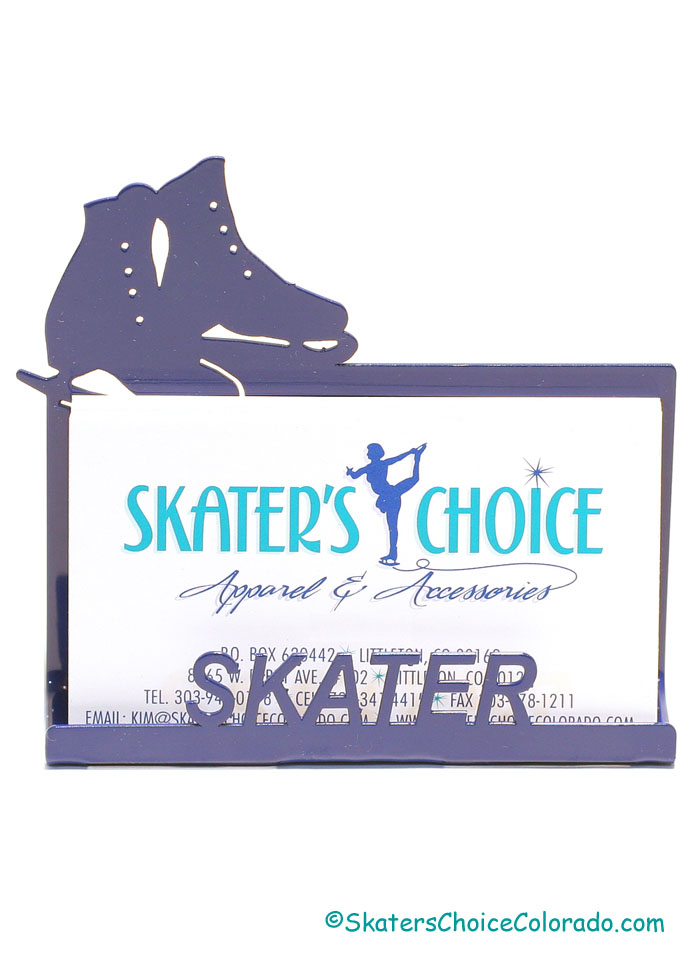 Business Card Holder for a Skater Purple - Click Image to Close