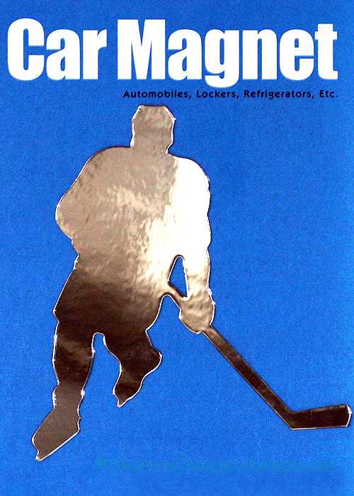 Magnet Male Hockey Player B for Car, Locker or Anywhere - Click Image to Close