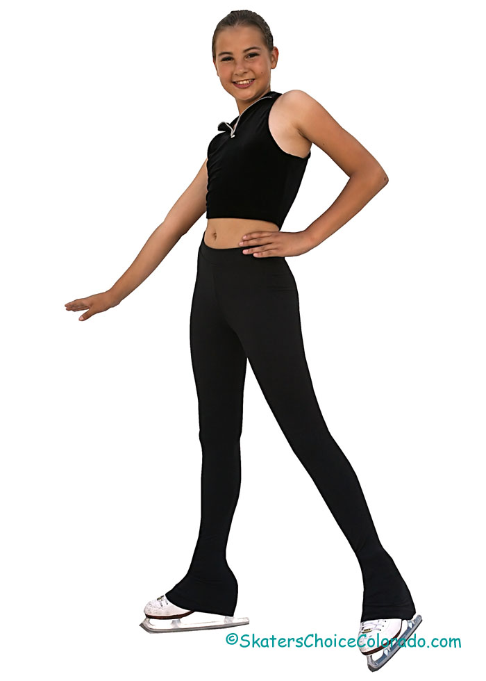 P22 All Black Pants 3” Waist Over The Heel Style Skating Pants - Click Image to Close