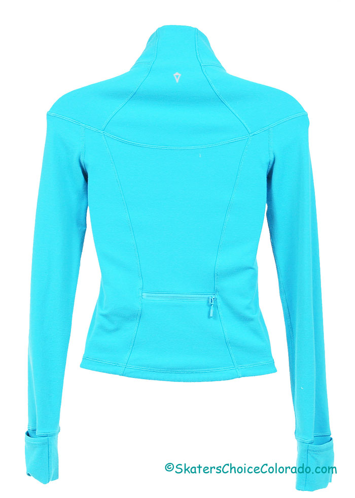 Consignment Turquoise Ivivva Jacket Thumbholes Cuffins Child 10 - Click Image to Close