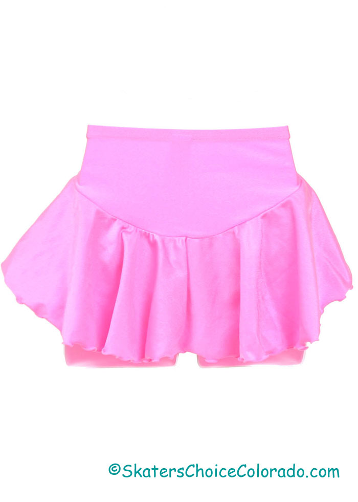 Consignment Mondor Lycra Skating Skirt Hot Pink Child 6x-7 - Click Image to Close