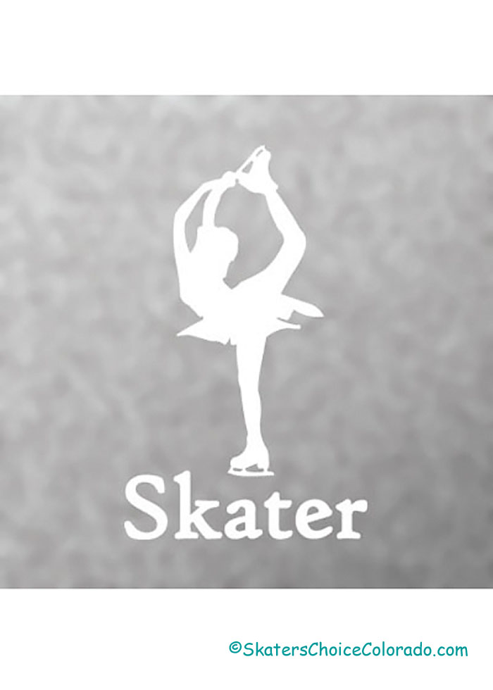 Decal #3 Female Bielman Pose "Skater" Underneath 6"x4" - Click Image to Close