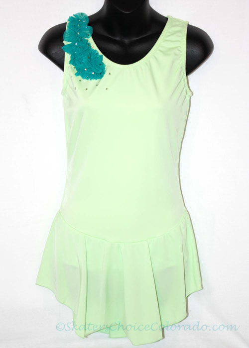 Custom Lime Sorbet Corsage Dress Sleeveless Adult M - Click Image to Close