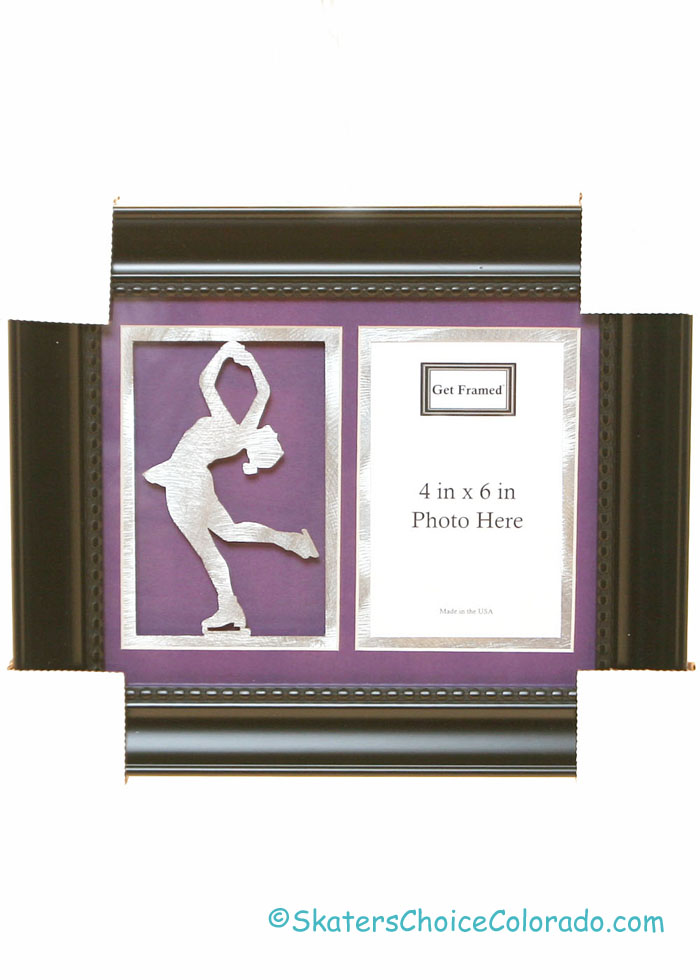 Frame Black Matte Purple 4x6 Picture Laser Cut Lay On Backorder - Click Image to Close