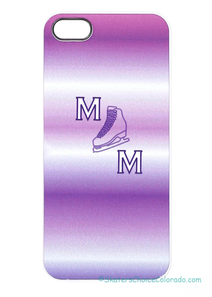 Cell Phone Case iPhone 5 Figure Skating Mom Purple - Click Image to Close