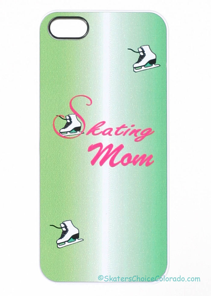 Cell Phone Case iPhone 5 Skating Mom Green - Click Image to Close