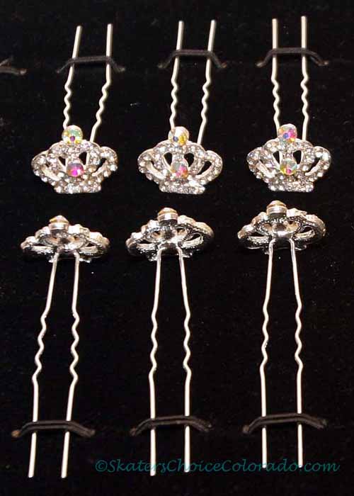 Hair Pins Crown Style 2 - Click Image to Close
