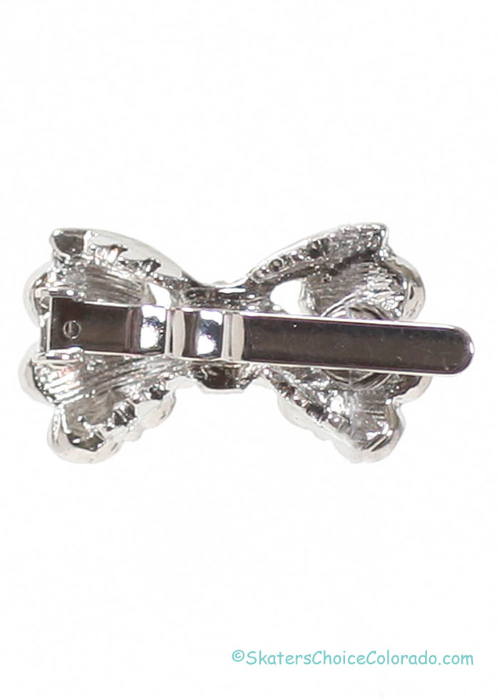 Magnetic Rhinestone Hair Clips Bow 3 Per Package - Click Image to Close