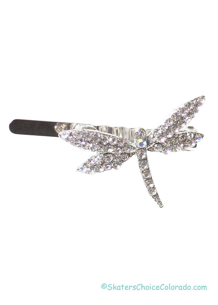 Magnetic Rhinestone Hair Clips Dragon 3 Per Package - Click Image to Close