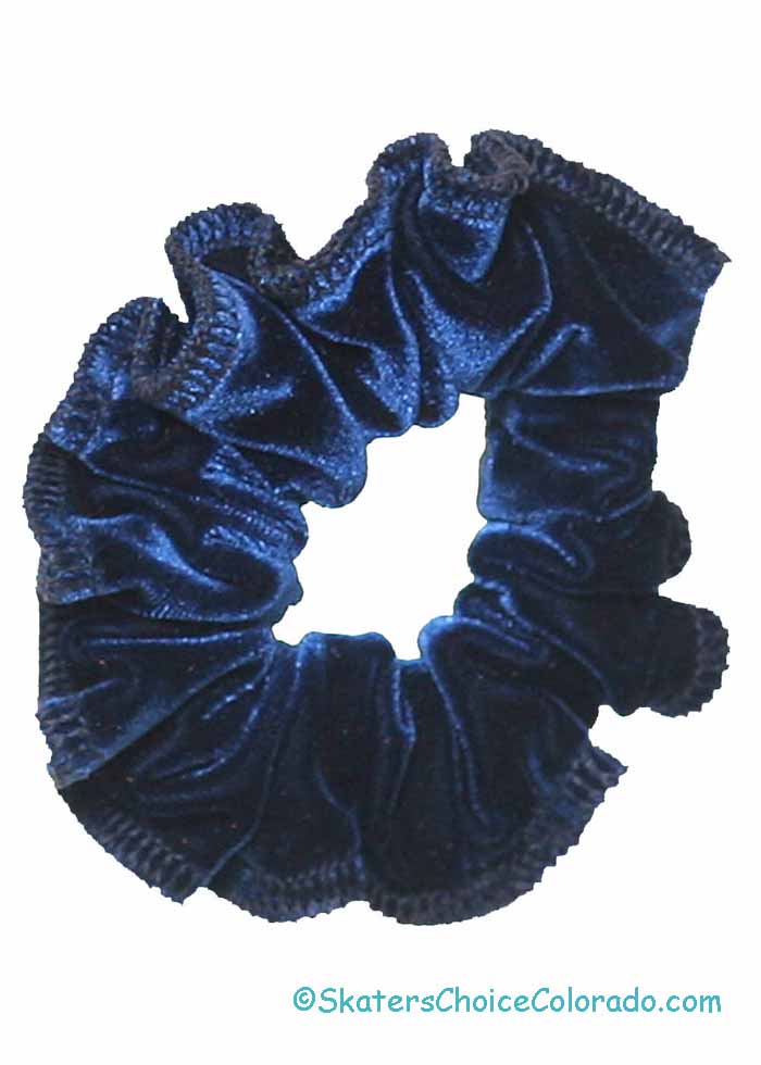 Scrunchies MW Hair Navy Velvet - Click Image to Close