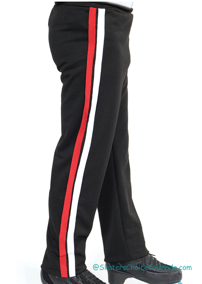 Mens Sport Stripe Pants 801 Adult M - Click Image to Close
