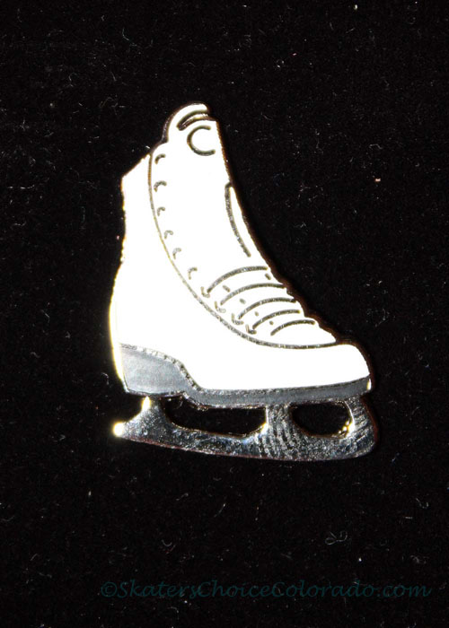 Pin Skate Boot White - Click Image to Close