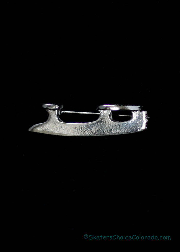 Pin Skate Blade Silver Pin Jewelry - Click Image to Close