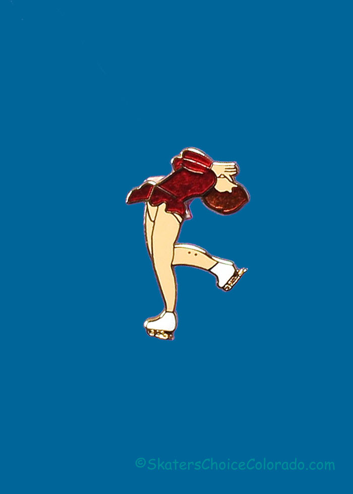 Pin Lay-Back Skater Red Dress - Click Image to Close