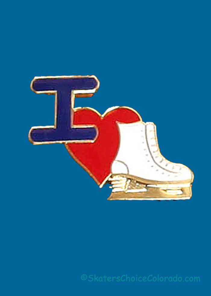Pin I Love Skating Heart - Click Image to Close