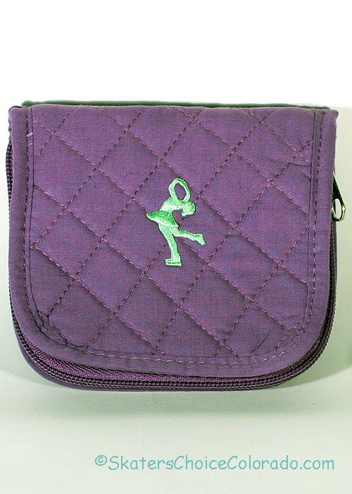Quilted Jewelry Case Purple - Click Image to Close