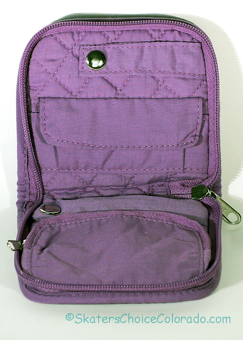 Quilted Jewelry Case Purple - Click Image to Close