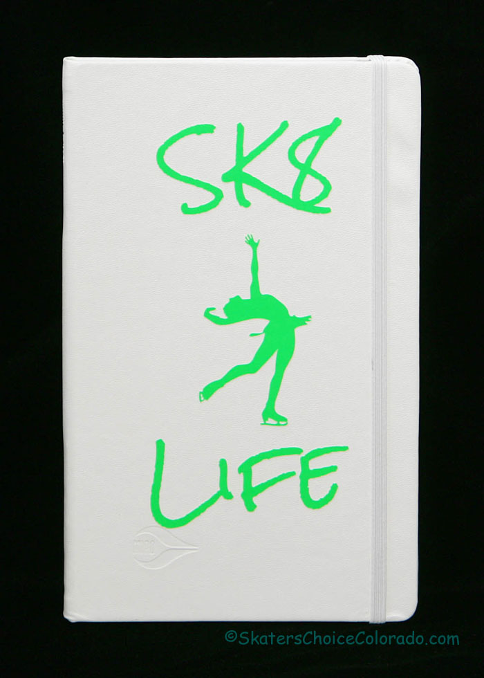 Journal Premium Ice Skating White Orange SK8 Life Layback - Click Image to Close