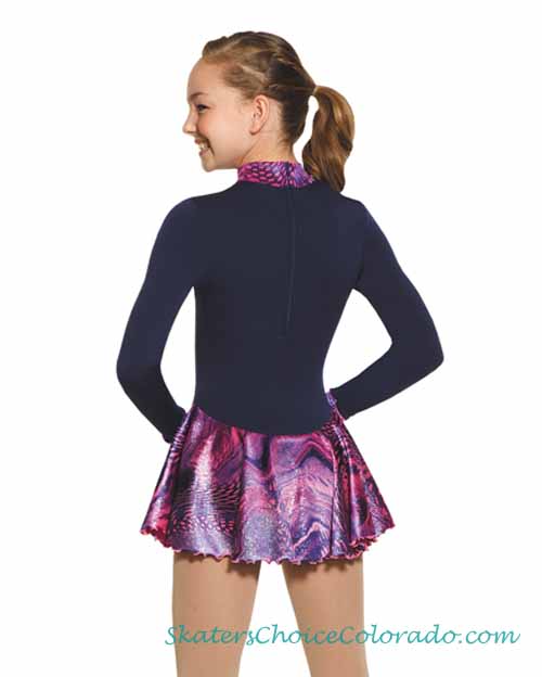 Mondor Polartec LS Solid Color Body Printed Skirt Child 6X-7 - Click Image to Close