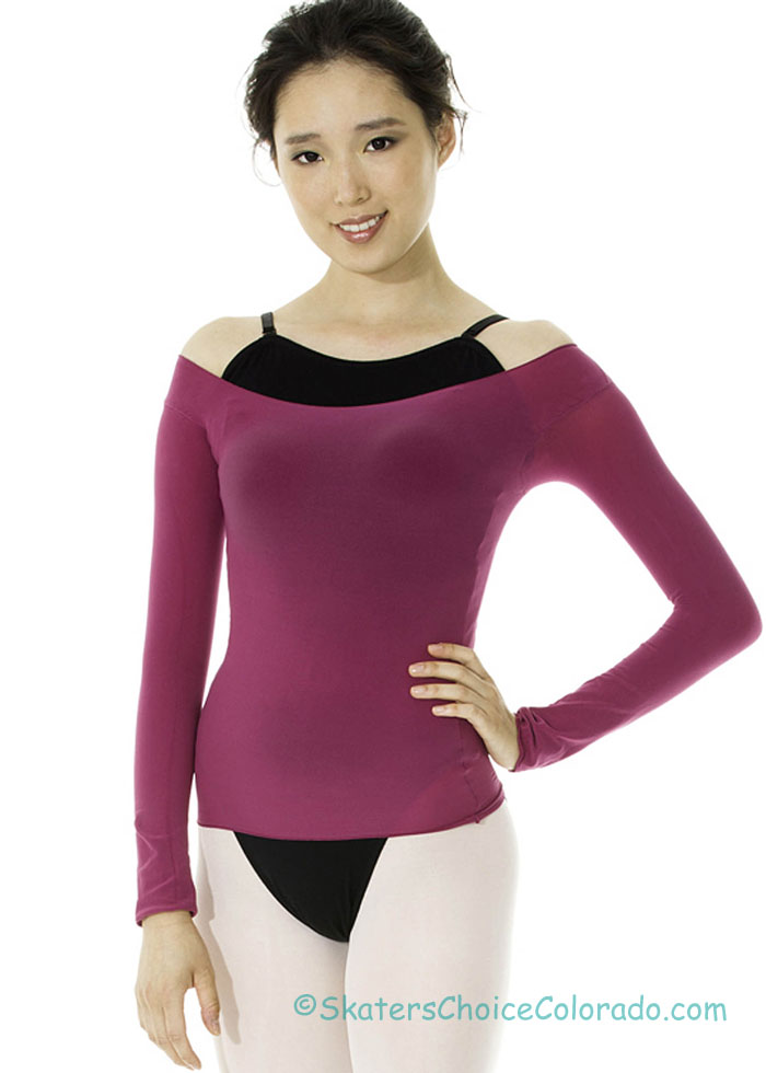 816 Body Pop Sheer Top Long Sleeve Solid Colored Shirt - Click Image to Close