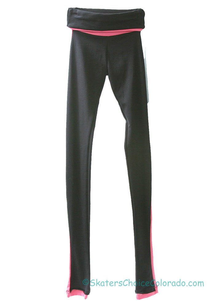 Seku Long Leggie Black Pant with Dark Pink Stripe XXXS - Click Image to Close