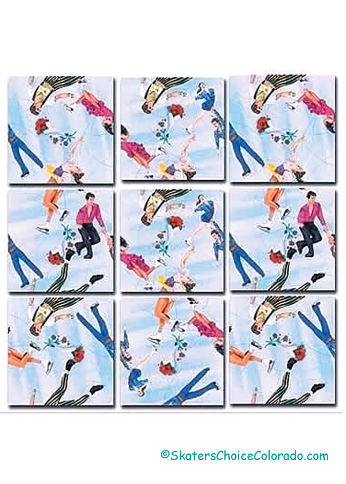 Figure Skating Scramble Squares Puzzle - Click Image to Close