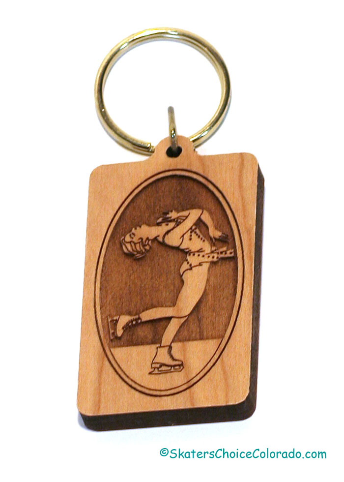 Key Chain Wooden Skater - Click Image to Close