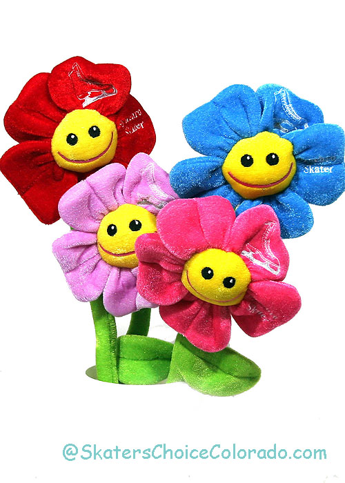 Synchro Team Embroidered Fabric Flowers "Synchro Skater - Click Image to Close