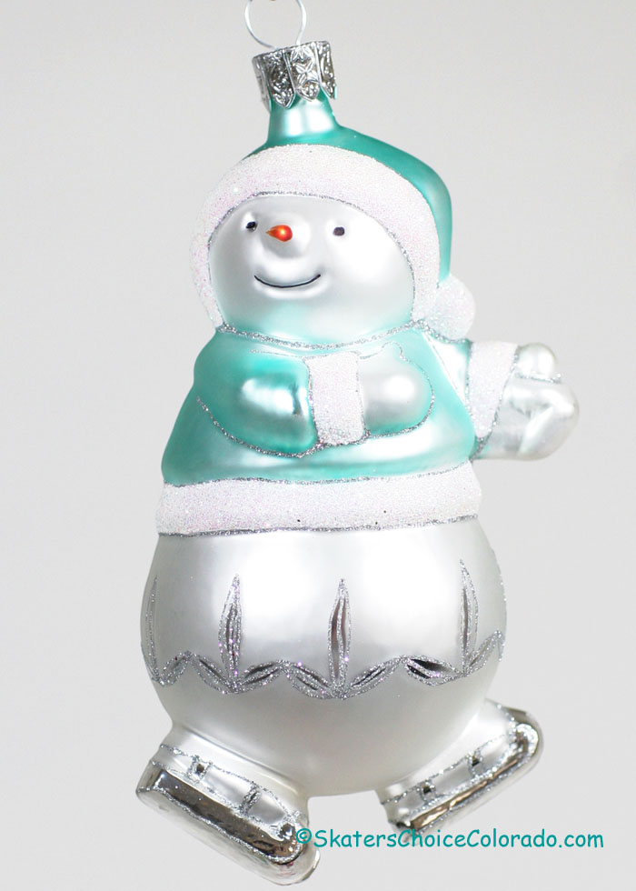 Waterford Heirloom Collection Snow Lad Skater Snowman - Click Image to Close