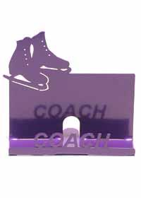 Business Card Holder for Your Coach in Purple