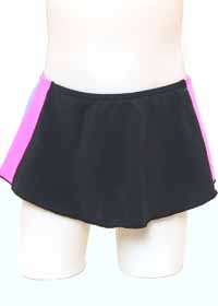 Consignment Skating Skirt Jumpin Style Black Lycra Skirt Child M