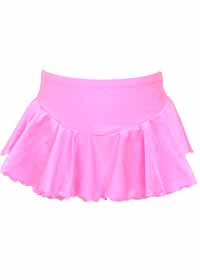 Consignment Mondor Lycra Skating Skirt Hot Pink Child 6x-7